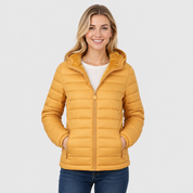 Women's Hooded Padded Coat – Lightweight Warm Casual Winter Jacket | 9 Colours | S–2XL